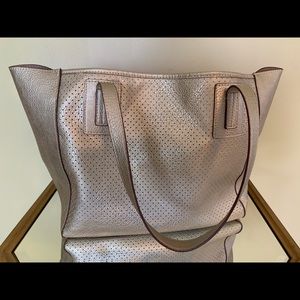 Neiman Marcus Metallic Tote